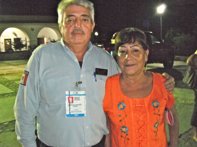 Agente federal Rolando Trujillo Sánchez y su esposa,
Elisa Leticia García Montes