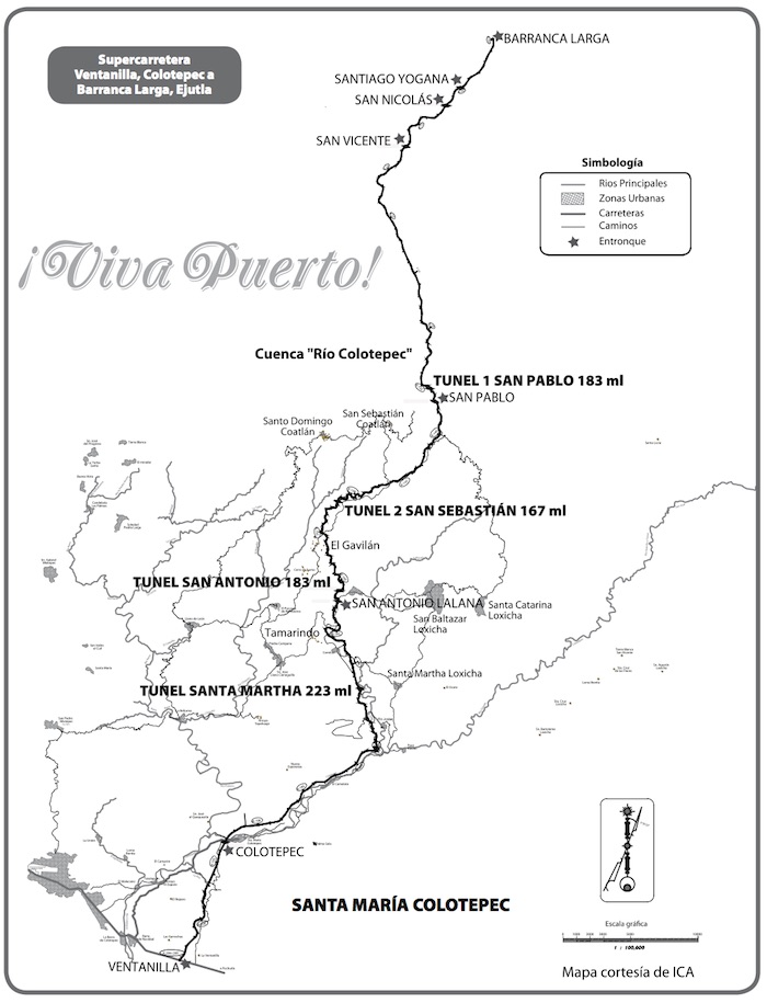 Imagínate: una
supercarretera a Oaxaca